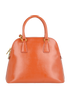 Pyramid Top Handle Bag, back view